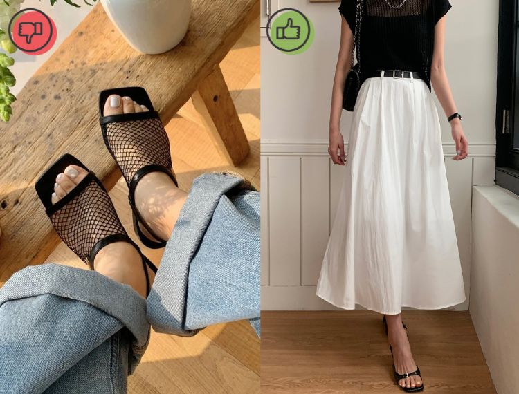 4 kiểu giày mùa hè đã lỗi mốt hẳn, chị em đừng đi nếu không muốn xấu cả bộ đồ- Ảnh 4. 4 kiểu giày mùa hè đã lỗi mốt hẳn, chị em đừng đi nếu không muốn xấu cả bộ đồ- Ảnh 4.