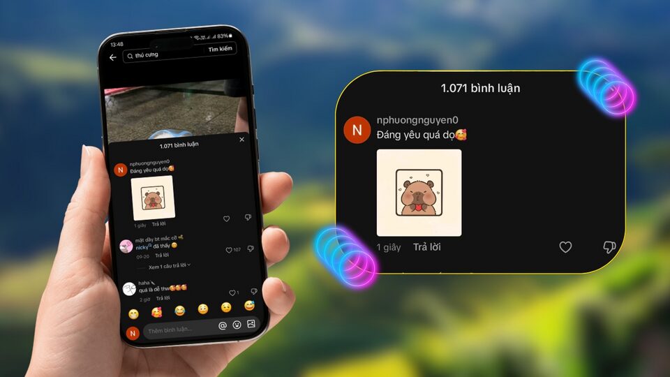 Cách bình luận bằng ảnh độc lạ trên TikTok 1 Cách bình luận bằng ảnh độc lạ trên TikTok