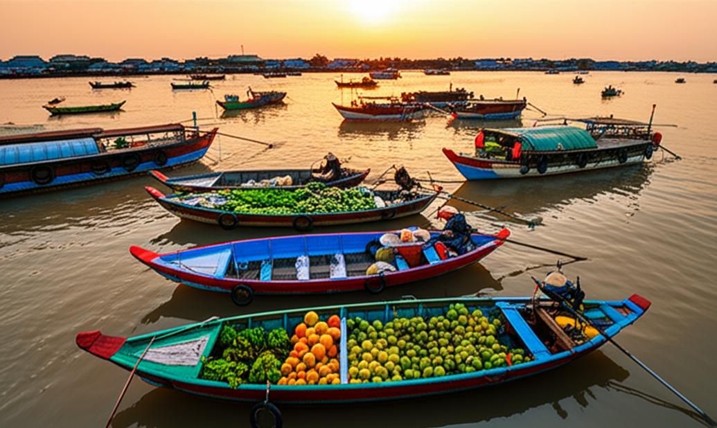 Chợ nổi Cái Răng Cần Thơ: nét đẹp văn hóa.