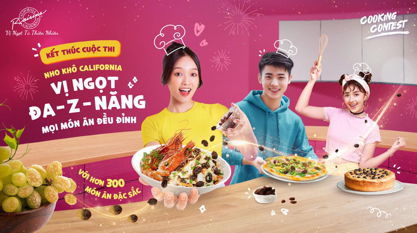 Hơn 300 món ăn sáng tạo tạm khép lại hành trình đầy cảm hứng của Nho Khô California 1 Hơn 300 món ăn sáng tạo tạm khép lại hành trình đầy cảm hứng của Nho Khô California hon 300 mon an sang tao tam khep lai hanh trinh day cam hung cua nho kho california
