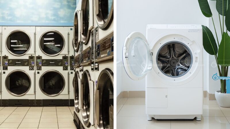 Máy giặt công nghiệp là gì? Máy giặt công nghiệp khác biệt gì với máy giặt hộ gia đình? may giat cong nghiep la gi may giat cong nghiep khac biet gi voi may giat ho gia dinh