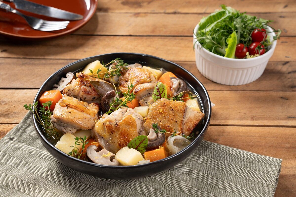 Bữa ăn ngon mùa hè với gà Mỹ hầm chanh và nấm 1 Bữa ăn ngon mùa hè với gà Mỹ hầm chanh và nấm