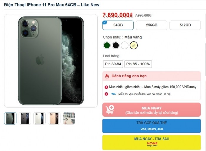 Đây là iPhone Pro Max màn lớn giá rẻ nhất, rẻ hơn iPhone 11, ngon hơn iPhone 16 chỉ từ 7 triệu 1 Đây là iPhone Pro Max màn lớn giá rẻ nhất, rẻ hơn iPhone 11, ngon hơn iPhone 16 chỉ từ 7 triệu