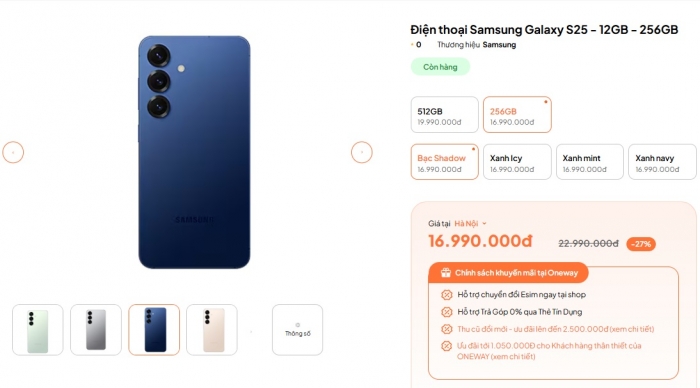 iPhone 16 Pro cũng lo ngại trước chiến thần AI nhỏ gọn hàng đầu này của Samsung, giá rẻ hơn 2 triệu 1 iPhone 16 Pro cũng lo ngại trước chiến thần AI nhỏ gọn hàng đầu này của Samsung, giá rẻ hơn 2 triệu