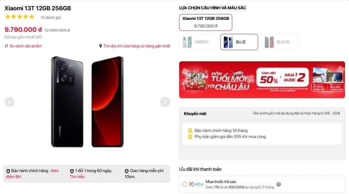 Mãnh hổ tầm trung Xiaomi 13T bùng nổ giá rẻ tháng 6, mạnh như Galaxy S25, đủ mạnh lấn át iPhone 16 1 Mãnh hổ tầm trung Xiaomi 13T bùng nổ giá rẻ tháng 6, mạnh như Galaxy S25, đủ mạnh lấn át iPhone 16