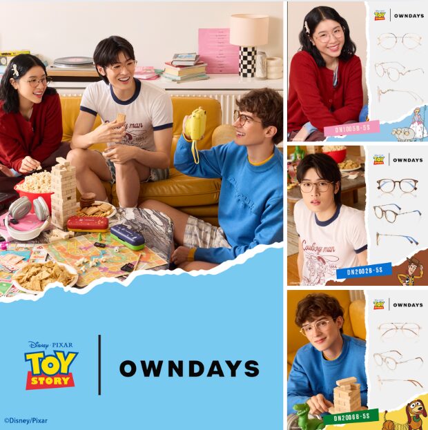 OWNDAYS kết hợp Disney & Pixar ra mắt BST lấy cảm hứng từ TOY STORY 1 OWNDAYS kết hợp Disney & Pixar ra mắt BST lấy cảm hứng từ TOY STORY