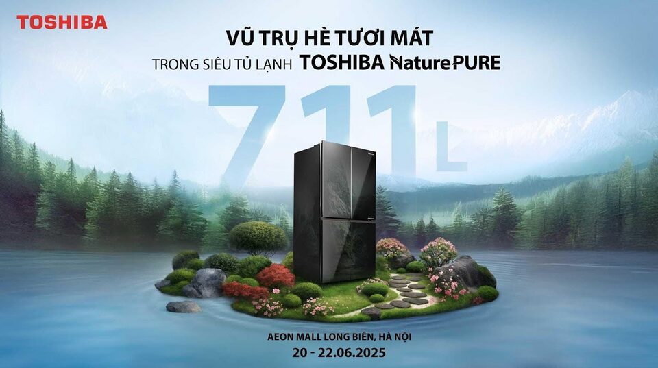 Trải nghiệm trực tiếp “Siêu tủ lạnh” Toshiba NaturePURE 711L siêu dung tích giữa lòng AEON Mall 1 Trải nghiệm trực tiếp “Siêu tủ lạnh” Toshiba NaturePURE 711L siêu dung tích giữa lòng AEON Mall