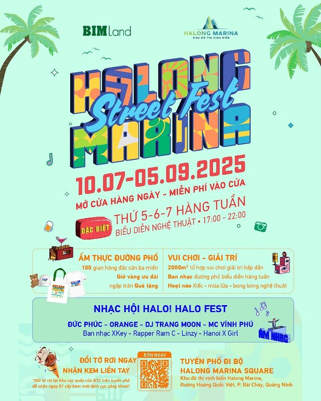 Hạ Long đón hè rực rỡ với phố đi bộ đêm Halong Marina Street Fest 1 Hạ Long đón hè rực rỡ với phố đi bộ đêm Halong Marina Street Fest