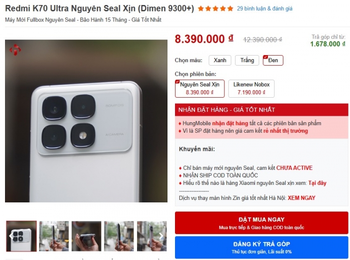 Redmi K70 Ultra hạ sàn dưới 9 triệu vua Gaming giá rẻ khỏe như Galaxy S25 Ultra đè bẹp Galaxy A55 5G 1 Redmi K70 Ultra hạ sàn dưới 9 triệu vua Gaming giá rẻ khỏe như Galaxy S25 Ultra đè bẹp Galaxy A55 5G